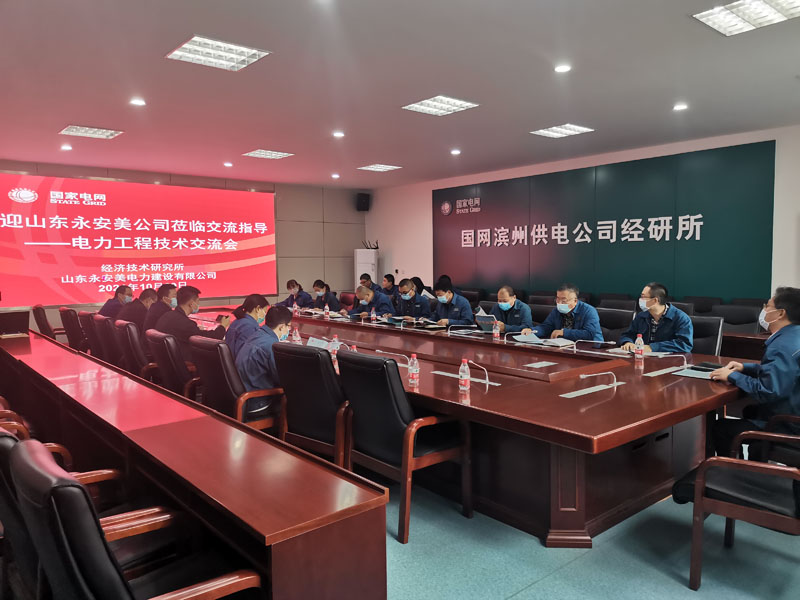 山東永安美、國網(wǎng)濱州供電公司經(jīng)研所電力工程技術(shù)交流會