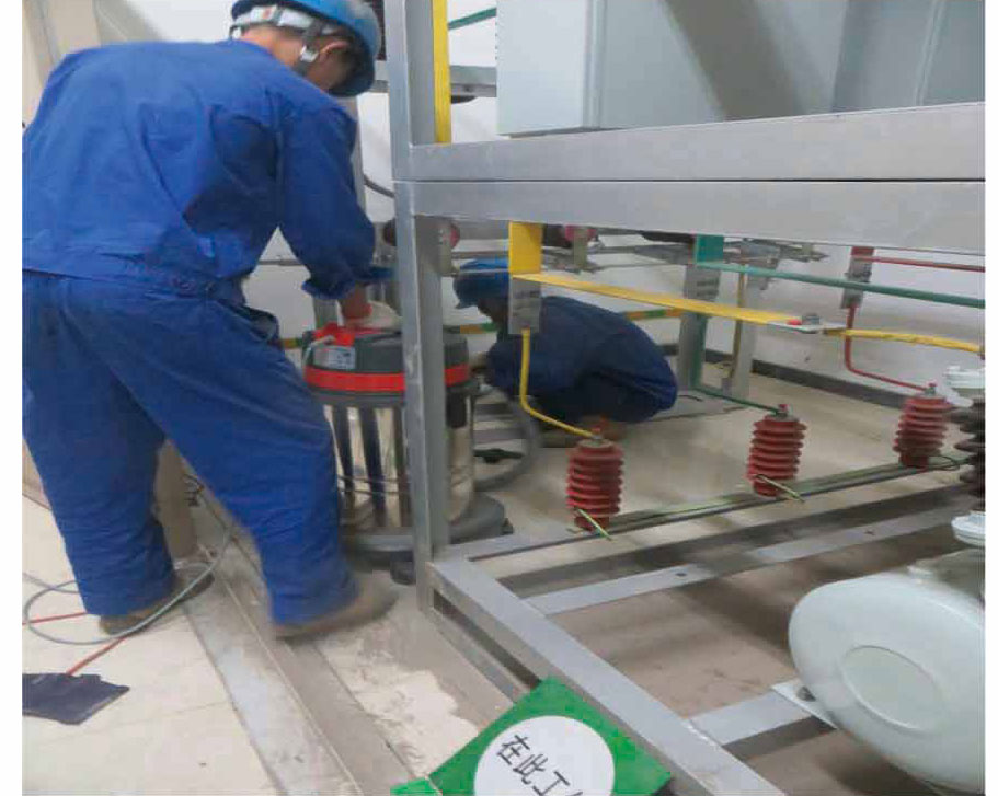 北京豐臺槐房110KV變電站電容器檢修