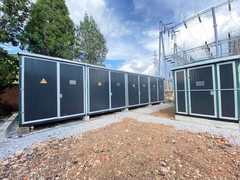 云南110kV小龍?zhí)蹲冸娬?5kV箱式變電站租賃